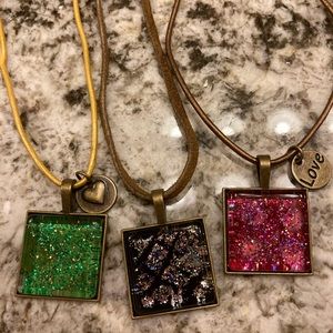⭐️Square Pendant Necklaces